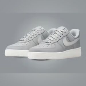 Unisex Nike Air Force 1 Low Premium "Wolf Grey Summit White Men 9 Women 10.5